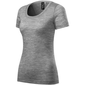 Merino Rise 158 Koszulka damska Ciemnoszary melanż - 12