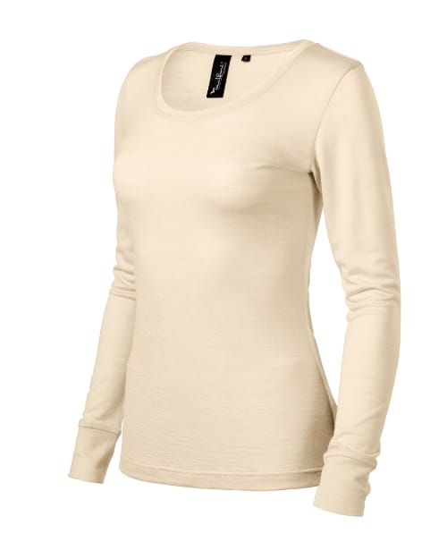 Merino Rise LS 160 Koszulka damska Migdałowy - 21