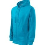 Trendy Zipper 410 Bluza męska Turkus - 44