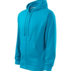 Trendy Zipper 410 Bluza męska Turkus - 44