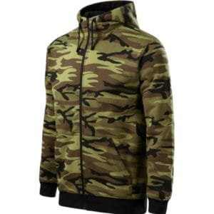 Camo Zipper C19 Bluza męska Camouflage green - 34