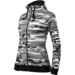 Camo Zipper C20 Bluza damska Camouflage gray - 32
