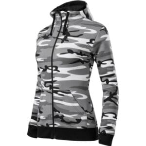 Camo Zipper C20 Bluza damska Camouflage gray - 32