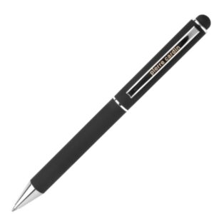 Długopis metalowy touch pen, soft touch CLAUDIE Pierre Cardin Czarny