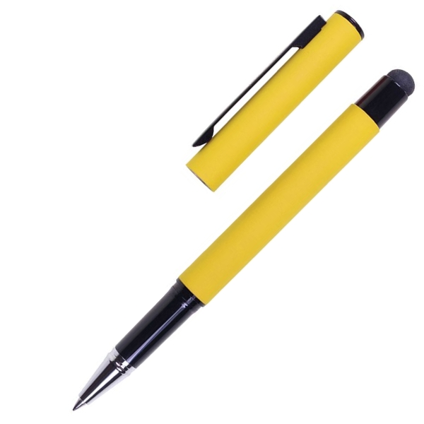 Pióro kulkowe touch pen, soft touch CELEBRATION Pierre Cardin Żółty