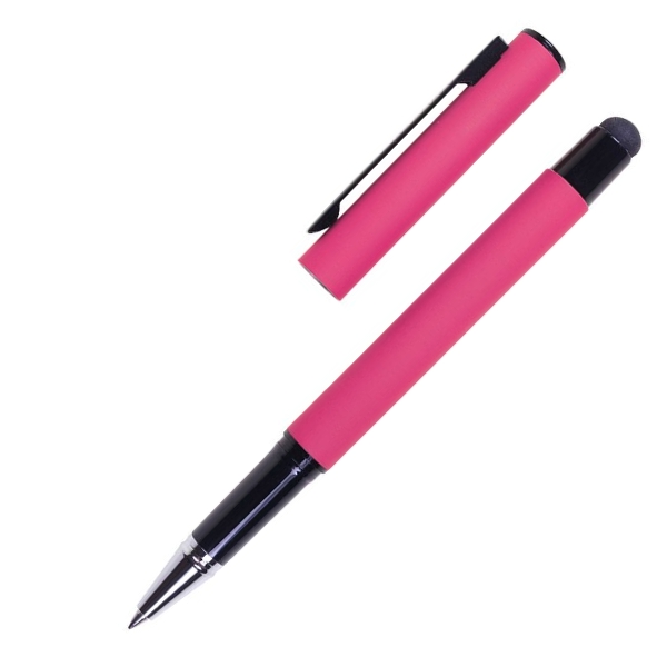 Pióro kulkowe touch pen, soft touch CELEBRATION Pierre Cardin Różowy