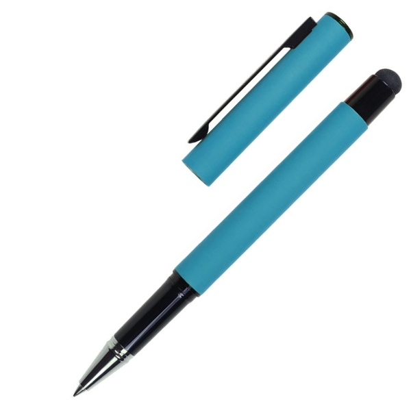 Pióro kulkowe touch pen, soft touch CELEBRATION Pierre Cardin Jasnoniebieski