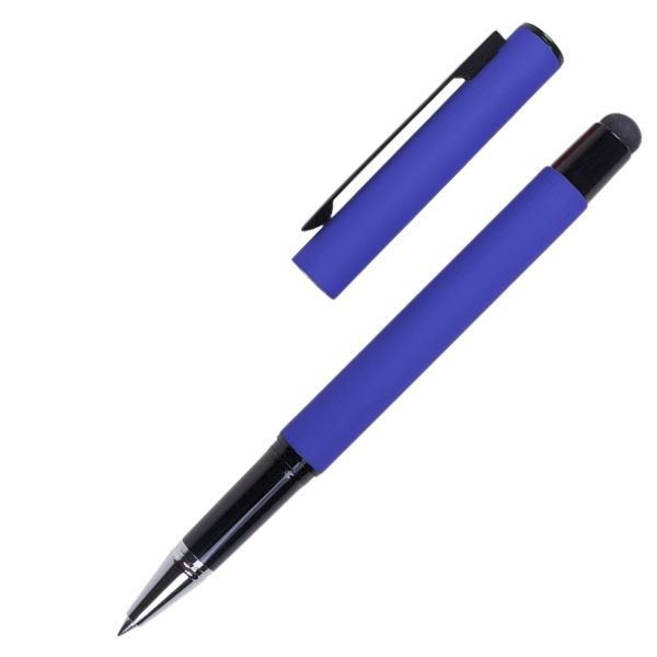 Pióro kulkowe touch pen, soft touch CELEBRATION Pierre Cardin Niebieski