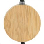 Długi drewniany kabel 4w1 z podświetlanym logo Beżowy