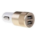 Ładowarka samochodowa 2 porty USB Złoty