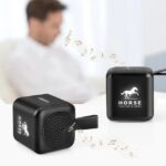 Głośnik bluetooth mini z podświetlanym logo Czarny