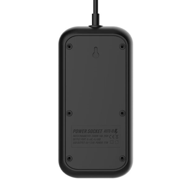 Listwa zasilająca z USB Czarny