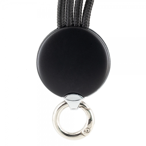 Kabel z podświetlanym logo 4w1, RXD-368 Czarny