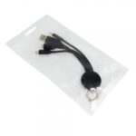 Kabel z podświetlanym logo 4w1, RXD-368 Czarny