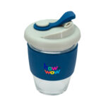 Kubek szklany 340 ml Wielokolorowy