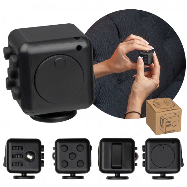 Antystres fidget cube Czarny