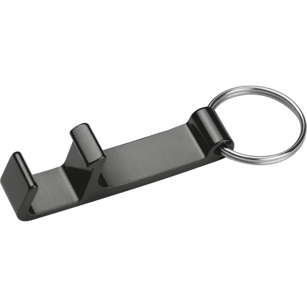 Brelok metalowy otwieracz do butelek Czarny