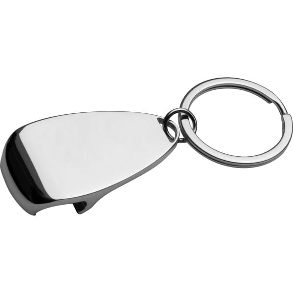 Brelok metalowy otwieracz do butelek Szary