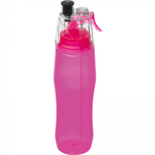 Butelka plastikowa ze spryskiwaczem 700 ml Różowy