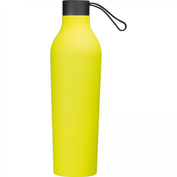 Butelka stalowa termiczna soft touch 800 ml Żółty