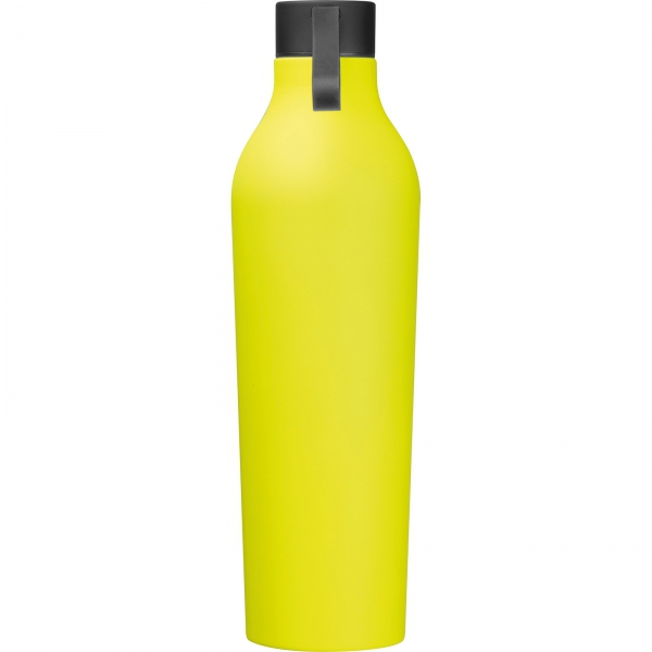 Butelka stalowa termiczna soft touch 800 ml Żółty