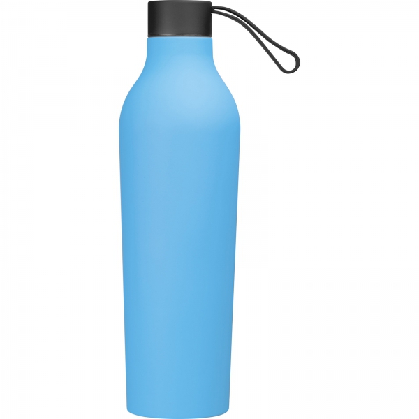 Butelka stalowa termiczna soft touch 800 ml Jasnoniebieski