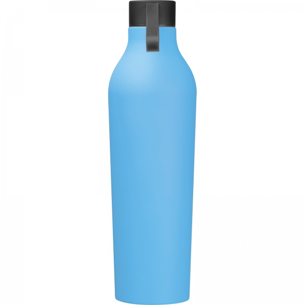 Butelka stalowa termiczna soft touch 800 ml Jasnoniebieski