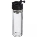 Butelka szklana termiczna 400 ml Przeźroczysty