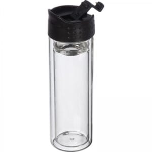 Butelka szklana termiczna 400 ml Przeźroczysty