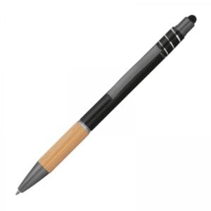 Długopis aluminiowy antystres touch pen Czarny