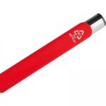 Długopis aluminiowy półżelowy soft touch Czerwony