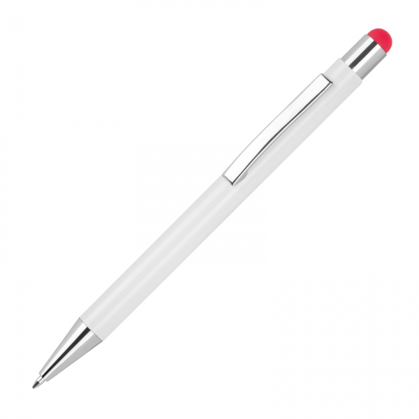 Długopis aluminiowy touch pen Czerwony