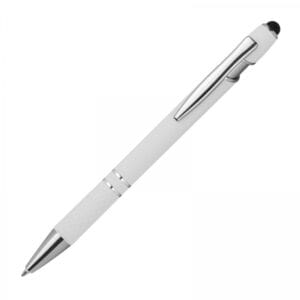 Długopis aluminiowy touch pen Biały
