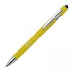 Długopis aluminiowy touch pen Żółty