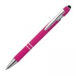 Długopis aluminiowy touch pen Różowy