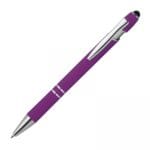 Długopis aluminiowy touch pen Fioletowy