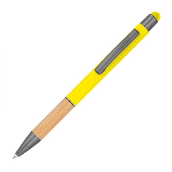 Długopis metalowy touch pen Żółty