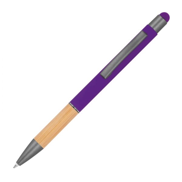 Długopis metalowy touch pen Fioletowy