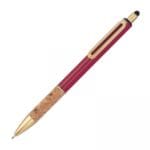 Długopis metalowy touch pen Bordowy