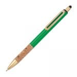 Długopis metalowy touch pen Zielony