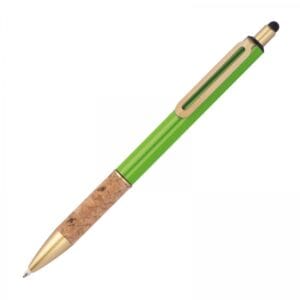 Długopis metalowy touch pen Jasnozielony