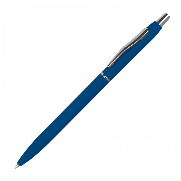 Długopis metalowy soft touch Niebieski