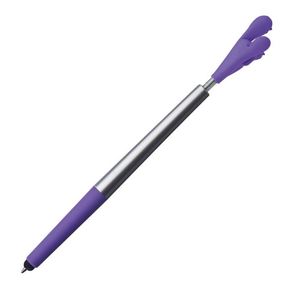 Długopis plastikowy touch pen CrisMa Smile Hand Fioletowy