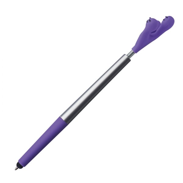 Długopis plastikowy touch pen CrisMa Smile Hand Fioletowy