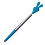 Długopis plastikowy touch pen CrisMa Smile Hand Turkusowy