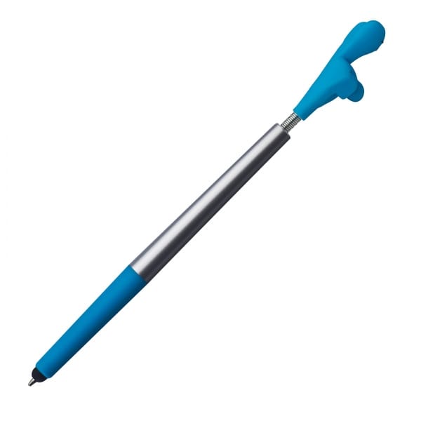 Długopis plastikowy touch pen CrisMa Smile Hand Turkusowy