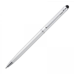Długopis plastikowy touch pen Biały