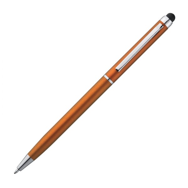 Długopis plastikowy touch pen Pomarańczowy