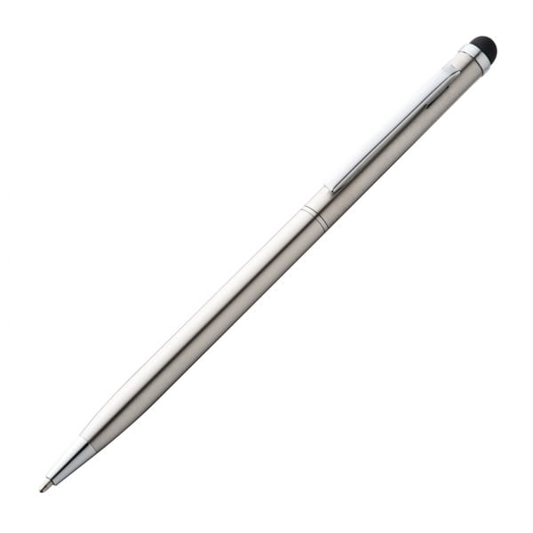 Długopis stalowy touch pen Szary