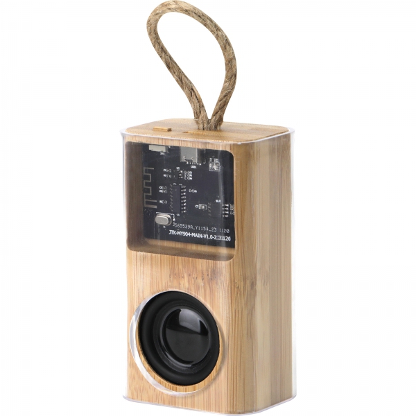 Głośnik bluetooth transparentny Beżowy